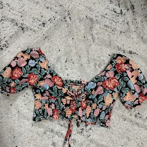 Floral Crop Top
